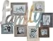 Produktbild My Flair 161043 Bilderrahmen Collage Gluu mit Schriftzug FAMILY für 7 Fotos ca. 70 x 3 x 57 cm (BxTxH )