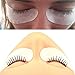 MIILYE Lint Free Under Eye Gel Pads with Smooth Front Side and Collagen Back Side Patches For Pro Salon and Individual Eyelash Extension, Facials (Pack of 20 Pairs)