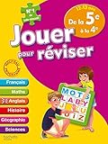 Jouer pour réviser - De la 5e à la 4e 12-13 ans - Cahier de vacances
