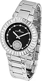 Jacques Lemans Damen Analog Quarz Uhr mit Edelstahl Armband 1-1683D