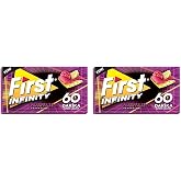 First Infinity 60 DK Raspberry & Lemon Flavored Sugar Free Gum 27 gr 2 pack