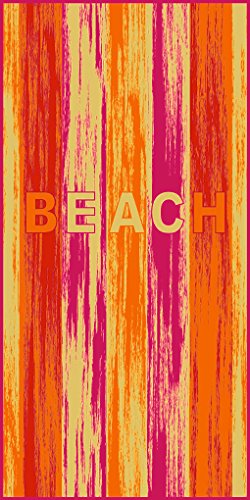 Strandtuch "Brushed orange" 80x160cm