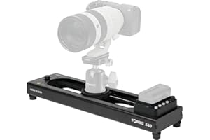Toprig Accsoon Camera Video Slider S40 Adjustable 24''/60cm Motorized with Full Button Control 120° Panoramic Shooting Support APP Bear 4kg Horizontally Bluetooth Connect (S40)