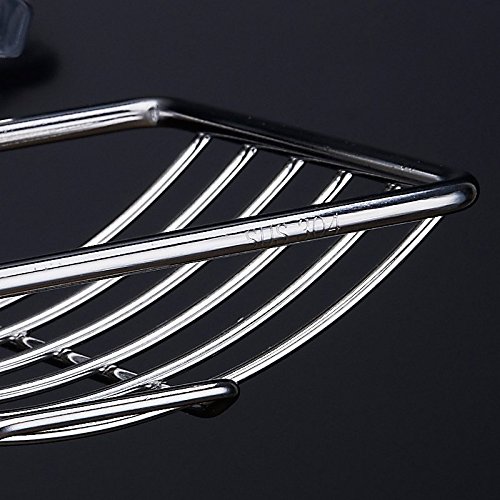 ipegtop Suction Seifenhalter Wand Seifenschale Seifenablage mit Saugnapf aus Edelstahl, Rostfrei - 7