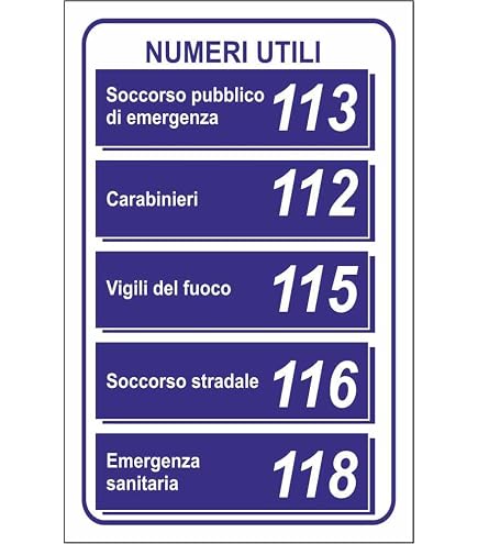 Cartello Segnaletico UNI Chiave Di Emergenza Mod. 2 – M-ITALY, Adesivo, Forex O Alluminio, 30x12 Cm, Made In Italy - 2