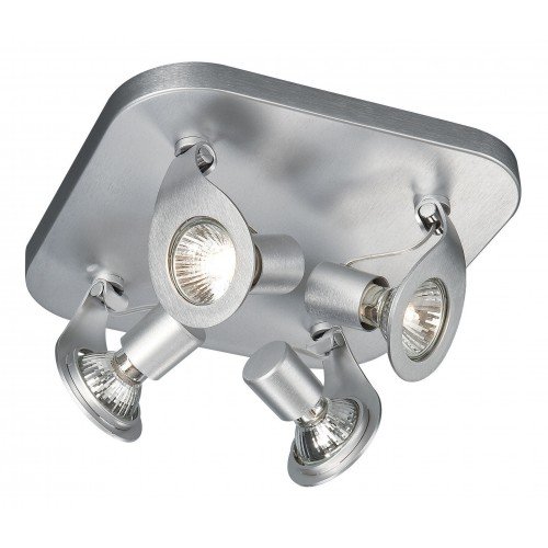 Preisvergleich Produktbild Massive 555244881 Graz Beleuchtung Deckenleuchte Aluminium 4 x 50 W