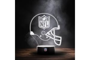 Great Branding NFL Shield LED Lampe Licht Logo Helm, Wechselmodus mit 6 unterschiedlichen Farben