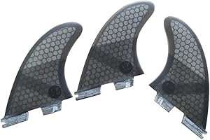 UPSURF Tabla de Surf FCS II Aletas G5/G7 Tres Aletas Panal + Fibra de Vidrio