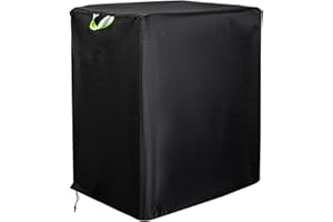 LASUROA Faltbare Wagenabdeckung, 109,2x73,6x71,1cm Verstellbare Wasserdichte Kinderwagenabdeckungen Schwarz für Zusammengeklappte Kinderwagenaufbewahrung Kompatibel mit Wonderfold Wagon W4 Original