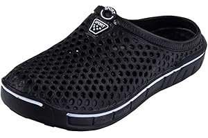 SUSENSTONE Sabots Mules Hommes Femmes Respirant Chaussures De Jardin De Plage D'ÉTé Pantoufle De Maison Chaussons D'IntéRieur ExtéRieur Piscine Sandales Plates