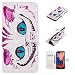 Produktbild HopMore Lederhülle Compatible with Galaxy A7 2018 Leder Hülle Schutzhülle mit Kartenfach Klappbar Kreativ Muster Silikon Bumper Ledertasche Handyhülle Stoßfest Dünn Cover Case - Haustier