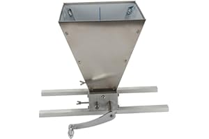 RAINWEEL Getreidemühle Schrotmühle Futtermühle Maismühle Grainmühle Edelstahl 2 Rollen 3,6 kg/min