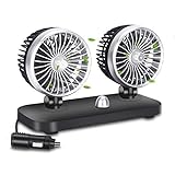 aire acondicionado camioneta dodge ram Bajo consumo de energía, bajo nivel de ruido pero viento fuerte Electric coche ventilador: solo adaptado a 12V DC, el ventilador del auto 12v ahorra más electricidad y gasolina. El fuerte motor incorporado le brindará un fuerte viento cuando el aire acondicionado del automóvil es débil o no tiene aire acondicionado. El diseño de bajo ruido no molestará a los pasajeros que están profundamente dormidos.