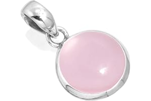 Jeweloporium Echter 925 Sterling Silber Handgefertigter Schmuck Runde Perle, Mondstein, Bernstein, Onyx Klobiger natürlicher Edelstein Boho Anhänger Halskette für Frauen