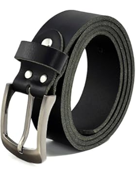 Vollledergürtel aus Büffelleder, 40mm breit und ca. 3-4mm stark, kürzbar, Gürtel, Ledergürtel, Jeansgürtel, von...