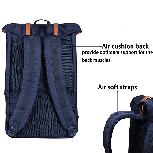 Shengts Laptop Rucksack Backpack Schulrucksack Damen Herren Studenten 17 zoll Backpack Notebook Outdoor Reisen Gro  e Kapazit  t mit USB Port Daypacks