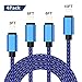 Price comparison product image Lightning Cable, Magicbuds IPhone Charger Cable 4Pack (3FT 6FT 6FT 10FT) Nylon Braided Fast Charging Cord for iPhone X/8/8 Plus/7/7 Plus/6/6 Plus/6s/6s Plus/5/5s/5c/SE/iPad/iPod(Blue)