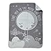 Produktbild Clair de Lune Baby Fleece Decke, grau, Over The Moon