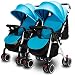 Produktbild HEUFHU888 Trolley-Double Faltbarer Wagen, Stoßdämpfer, Leichter Trolley (Farbe : Blau)