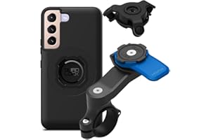 Quad Lock Support Téléphone pour Guidon de Moto avec Amortisseur de Vibrations et Coque MAG pour Galaxy S22