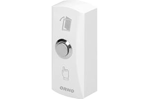 ORNO ZS-819 Bouton de Sortie en Saillie pour Gache Electrique Portail en Matériau Solide