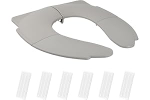 Anseom Asiento de Inodoro Plegable para Niños, Reductor de Baño Portátil con Acolchado Antideslizante y Bolsa de Viaje, Reductor WC para Viaje Reutilizable para Niños y Niñas