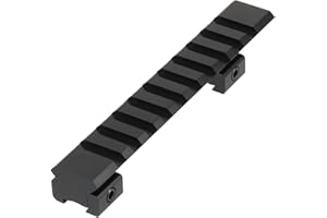 ToopMount Riser Mount Tactical 11mm a 20mm Adaptador de Montaje en riel Weaver/Picatinny para Airsoft y Rifle