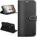Produktbild Huawei P20 Lite Hülle, KingShark [Ständer Funktion] Huawei P20 Lite Schutzhülle, Premium PU Leder Flip Tasche Case mit Integrierten Kartensteckplätzen und Ständer für Huawei P20 Lite -Leder Serie schwarz