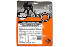 EXPEDITION FOODS EXPEDITIONFOODS.COM EXPEDITION FOODS Mediterranean Vegetable Pasta (Double Serving / 1000KCAL) | Freeze-Dried Camping & Hiking Food