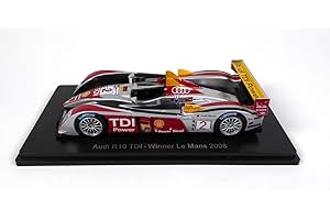 OPO 10 - Car Compatible with Audi R10 TDI #2 Winner Le Mans 2008 - Capello Crystal Mc Nish - Spark 1/43 for Hachette Japan - 06
