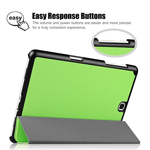 Fintie Samsung Galaxy Tab A 9.7 Hülle Case – Ultra Schlank Superleicht Ständer Smart Shell Cover Schutzhülle Etui Tasche mit Auto Schlaf / Wach Funktion für Samsung Galaxy Tab A 9.7 T550N / T555N 24,6 cm (9,7 Zoll) Tablet-PC, Grün - 7
