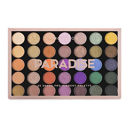 Profusion Cosmetics Palette Maquillage Yeux Master Artistry Display Palette multi-finis à 35 teintes, Paradise