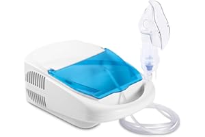 SPEKTATEK Nebuliser Machine for Adults and Kids Compressor Nebulizer Compact Inhaler with Portable Design and Built-in Storage Box for Home Use (Nebulizer)