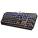 Produktbild Mechanische Gaming Tastaturen, TOPELEK 105-Key QWERTZ Gamer Tastaturen Multimedia-Tastaturen Blue Switches Anti-Ghosting LED, Mehr Farben Hintergrundbeleuchtung Keyclick für Gamer und Typisten