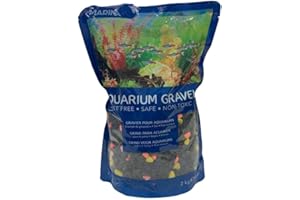Marina Decorative Aquarium Gravel Neon Twilight, 2 Kg, Black