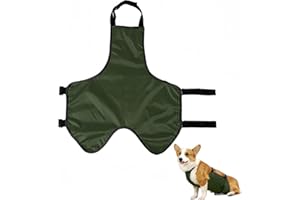 CAASFOOY Gilet Rafraîchissant pour Chiens, Bavoir pour Chiens, Gilet chaud pour le Ventre d'animal de compagnie, Protection du Ventre du Chien, Bandeau pour le Ventre du Chien, Pet Belly Cover Transpiring