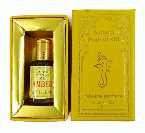Chakra Natural Perfume Amber Fragrance 100% Pure Natural Perfume Oil 10ml