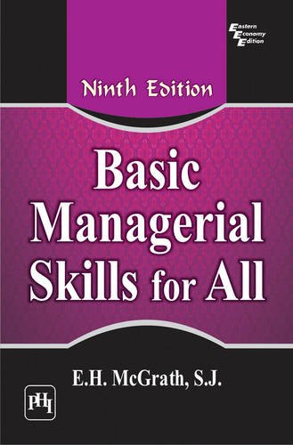 BASIC MANAGERIAL SKILLS FOR ALL, 9TH EDN