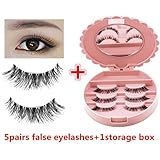 Vovotrade Acryl Nette rosa Schleife Falsche Wimper...