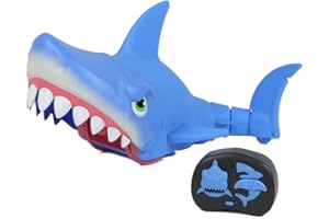 SKYROCKET Sky Rocket Mega Chomp, Shark Remote Control Toy with Simple to use Controller and Automated Chomping Action, Suitable for Boys and Girls Ages 4+, Blue