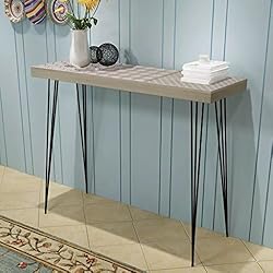 mewmewcat Contemporain Console Minimaliste,Table d'entrée Vintage Table d'entrée, Table de canapé Stable, 90 x 30 x 71,5 cm