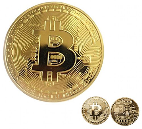 Preisvergleich Produktbild 24k Vergoldet Bitcoin Gold Bitcoin