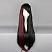 Produktbild TENGGO 75Cm Mix Schwarz-Rot Zwei Tone Harajuku Hochtemperatur Hitze Freundliche Synthetische Kostüm Cosplay Wig