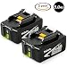 Produktbild NeBatte 2x BL1850B 18V 5,0 Ah Lithium Ersatzakkus für werkzeug akku Makita BL1860B BL1860 BL1850B BL1850 BL1840B BL1840 BL1830B BL1830 BL1820 LXT-400 mit Indikator