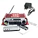 Produktbild Focus Kentiger HY601 Digital USB FM Audio 12V LED-Stereo-Auto-Verstärker-Radio MP3-Lautsprecher Sound-Modus-LED Audio Musik-Player rot