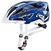 Produktbild uvex Unisex Erwachsene active Fahrradhelm, blue white, 52-57 cm