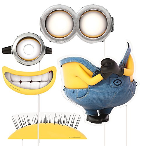 Minions – 8 Fotorequisiten / Foto-Props / Fotoaccessoires – Ich einfach unverbesserlich – für witzige Bilder auf Geburtstag & Party - 2