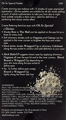 Sleek Makeup i-Divine Lidschatten Palette Oh So Special mit Spiegel, 1er Pack (1 x 13 g) - 2
