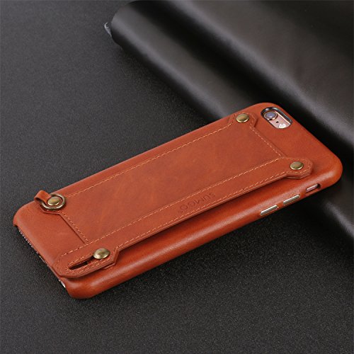 iPhone 6 Plus/iPhone 6S Plus Lederhülle Brieftasche , XGUO Dünne Leder Tasche mit Stand Halter Kreditkarten Steckplätze Für iPhone 6 Plus/iPhone 6S Plus optimale Einhandbedienung Hülle(Braun,iPhone 6 Plus/iPhone 6S Plus) - 9