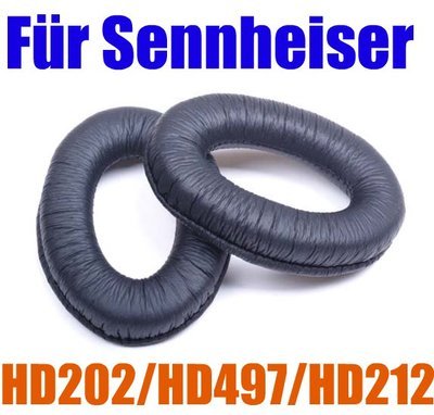 WEWOM 2 cojinetes de repuesto para Sennheiser HD202 HD497 HD212 HD437 HD62TV EH150